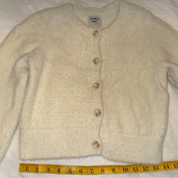 Aritzia’s Sunday Best “Carmen” Cream Cardigan - Picture 10 of 11